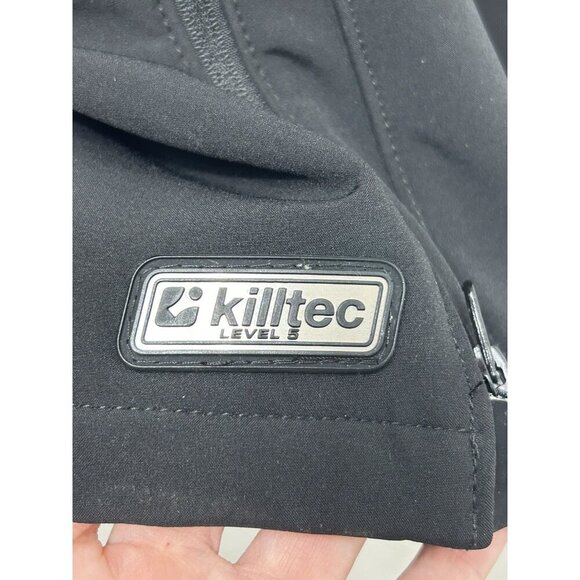 Killtec Ski Snow Pants Women's Size 8 Level 5 Detachable Straps Black Waterproof - Picture 6 of 13